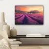 Lavendelveld - Quote - Zonsondergang canvas 2cm klein -sfeer6
