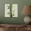 Bamboestengels - Sierlijk - Groen aluminium wit klein -sfeer2