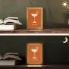 Cocktail - Oranje - Zomer - Quote Light Box met kabel (Tafellamp) klein -sfeer3