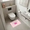 Bisou - Roze - Minimalistisch Badmat klein -sfeer4