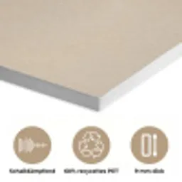 Parallelle lijnen - Lichte textuur - Beige PET vilt klein -closeup_DE