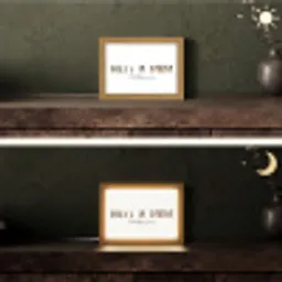 Heit & Mem - Lettercollage Light Box met kabel (Tafellamp) klein -sfeer3