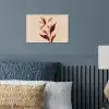 Bloemen - Blaadjes - Minimalistisch - Roze poster papier klein -sfeer2