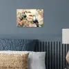 Toekan - Vogels - Bloemen - Tak poster papier klein -sfeer2