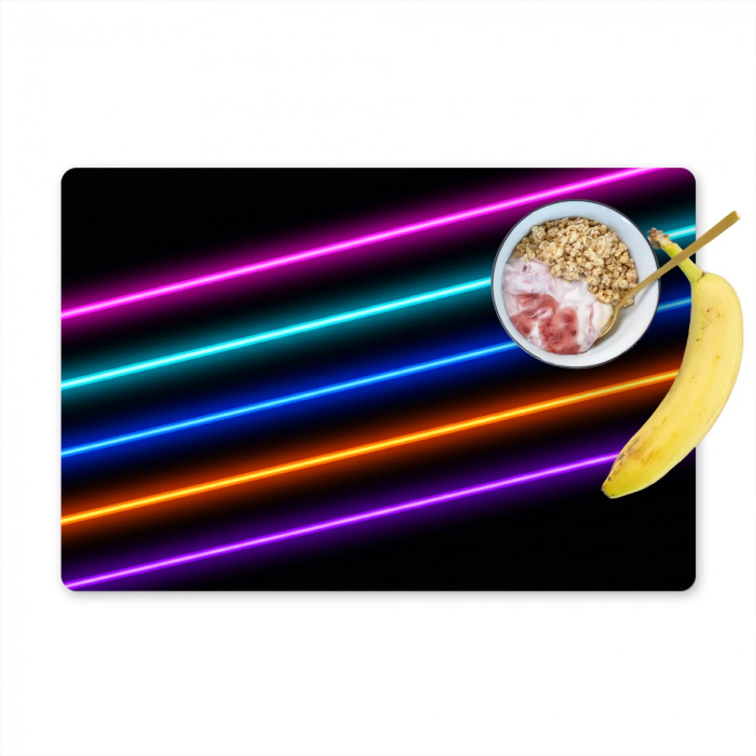 Esthetiek - Retro - Neon Placemat vinyl groot -zzzproduct_Kitchenyeah-website