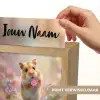 Hamster - Bloemen - Roze - Oranje Light Box met kabel (Kinderlampje) klein -USP_websiteprintNL