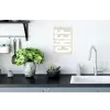 Wit - Chef - Decoratie - Japandi Muursticker klein -keuken