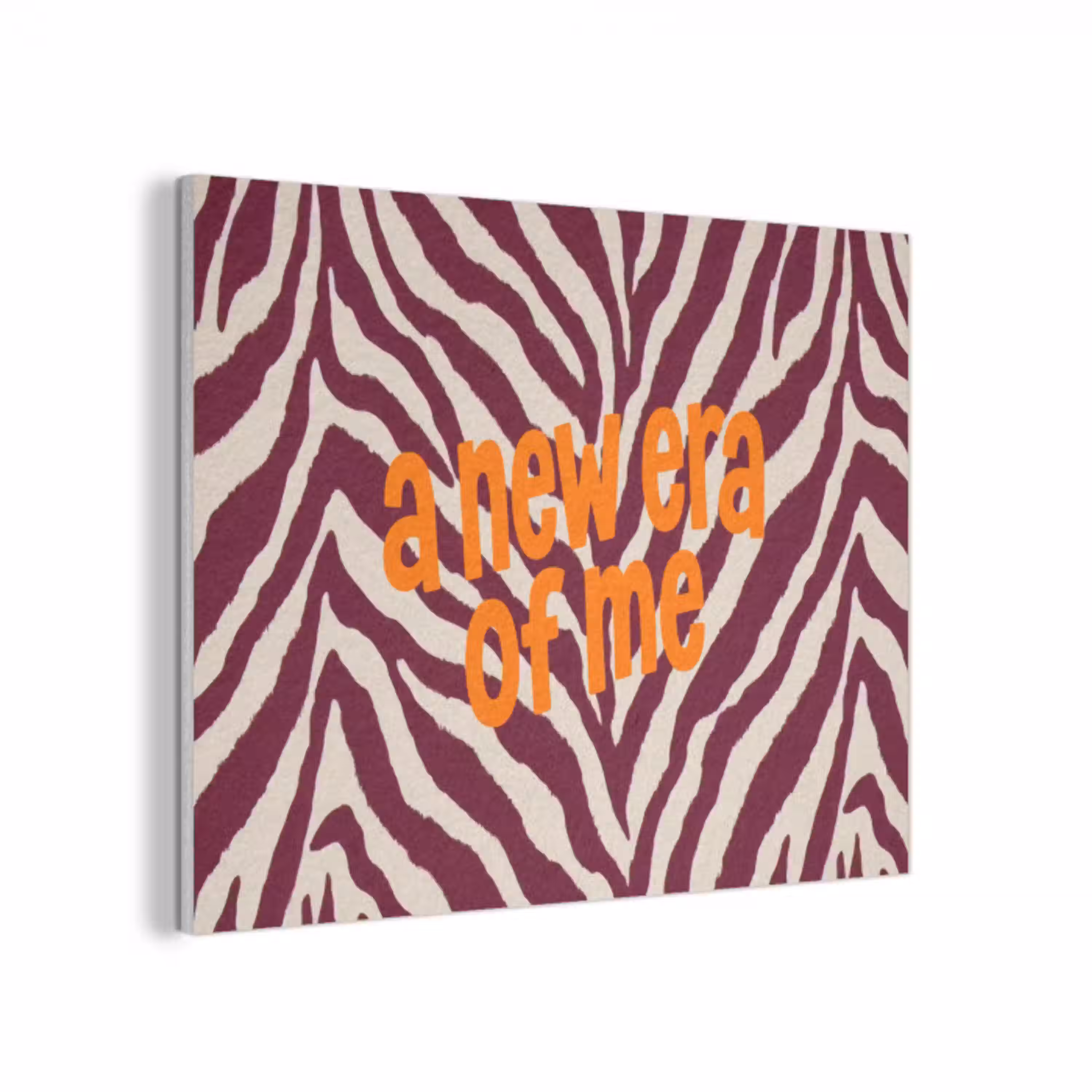 New era - Bordeaux - Zebraprint PET vilt klein -3d
