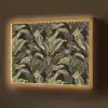 Botanisch - Bladeren - Groen Light Box met batterij (Wandlamp) middel 907 -z3d_website