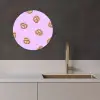 Pretzels - Eten - Paars KitchenYeah - Keuken - Wandcirkel Forex klein -sfeer1