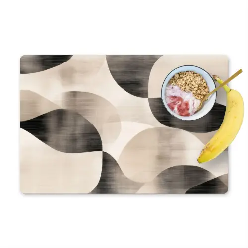 Grillige vormen - Subtiele overgangen - Dynamisch Placemat vinyl groot -zzzproduct_Kitchenyeah-website