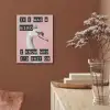 Zwaan - Vogel - Decoratie - Roze PET vilt klein -sfeer4