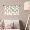 Regenboog - Pastel - Patroon Wandkleed katoen klein -sfeer4
