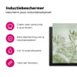 Grassen - Minimalistisch - Groen Inductie beschermer vinyl 3mm klein -wsfeer2_website