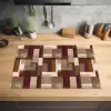 Modern - Geometrie - Kleurrijk Inductie beschermer vinyl 3mm klein 276 -sfeer5