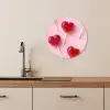 Lollies - Hartjes - Roze KitchenYeah - Keuken - Wandcirkel Forex klein -sfeer3