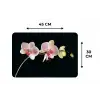 Orchidee - Roze - Bloemen Placemat vinyl groot -specs