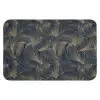 Abstract - Lijnen - Blauw - Goud Badmat klein 997 -3d