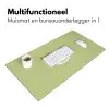 Kiwi - Lijntekening - Minimalistisch - Groen Muismat XXL klein -sfeer4