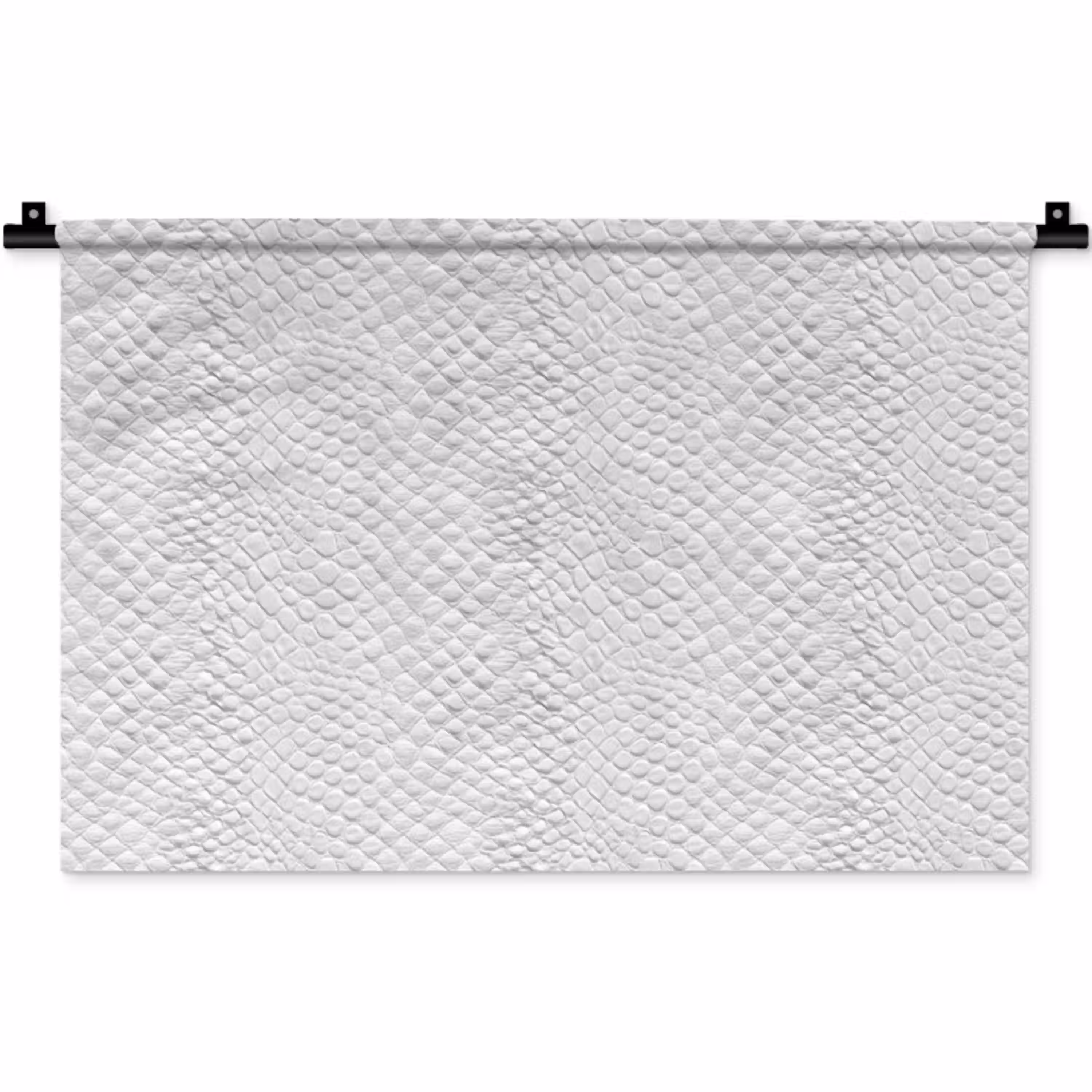 Slang - Patroon - Wit Wandkleed katoen klein 269 -zz3d