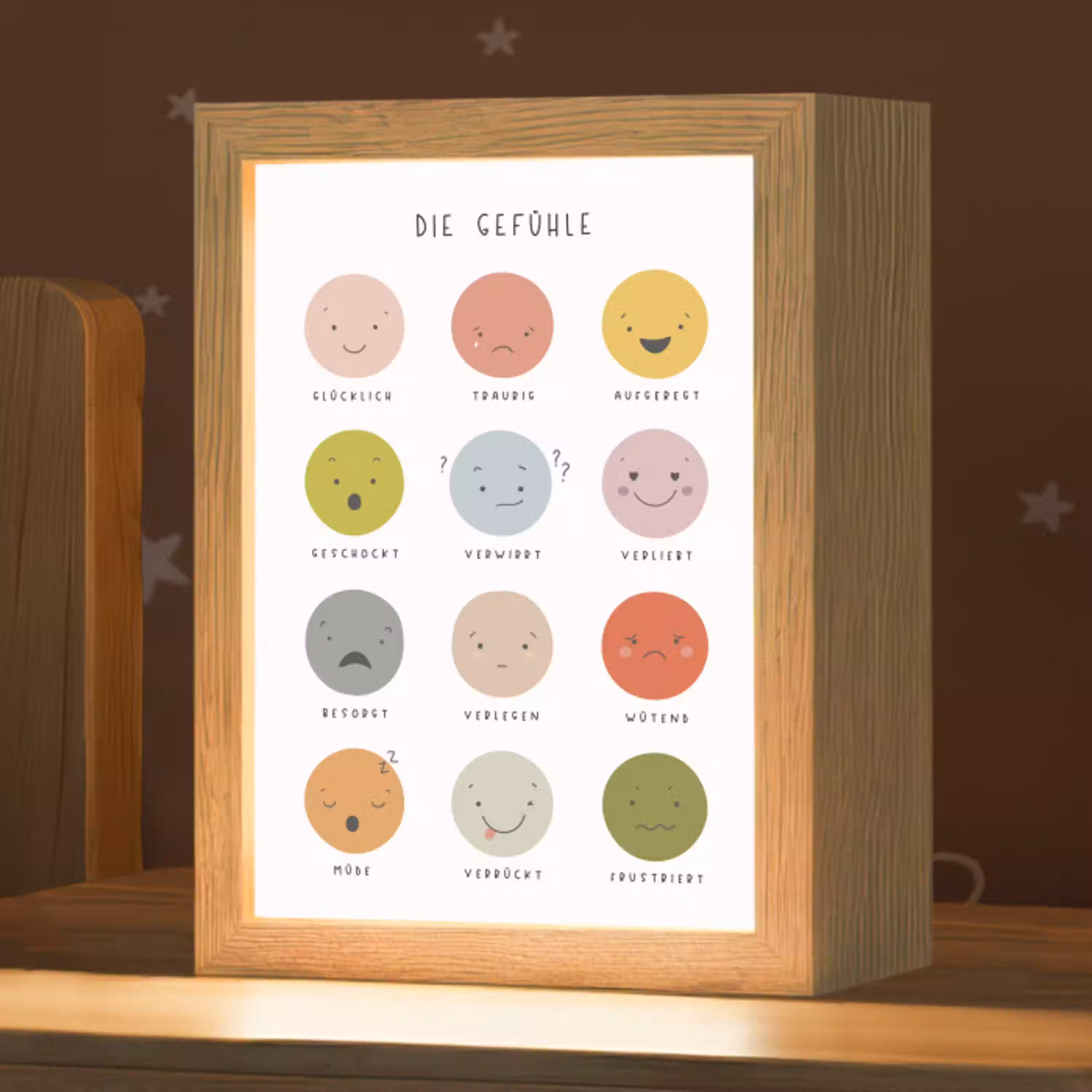 Educatief - Gevoelens leren - Wit - Emoties Light Box met kabel klein -zzz_3d_website