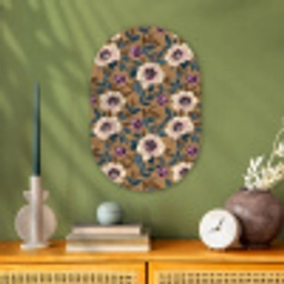 Floraal - Stilleven - Kleurrijk Wandcirkel Ovaal Forex klein 630 -sfeer2