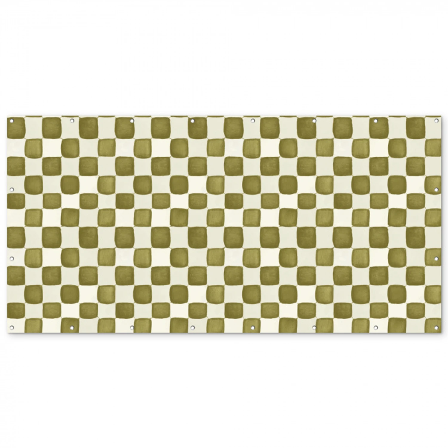 Schaak - Patroon - Groen Balkonbeschermer Duitsland klein 596 -zz_3d