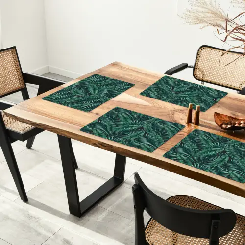 Jungle - Beplanting - Overlapping - Afsnijding Placemat vinyl groot 368 -zzsfeer4_Kitchenyeah-website