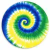 Spiraal - Groen - Draaiend Wandcirkel kunststof plaat 5mm dik klein -3d