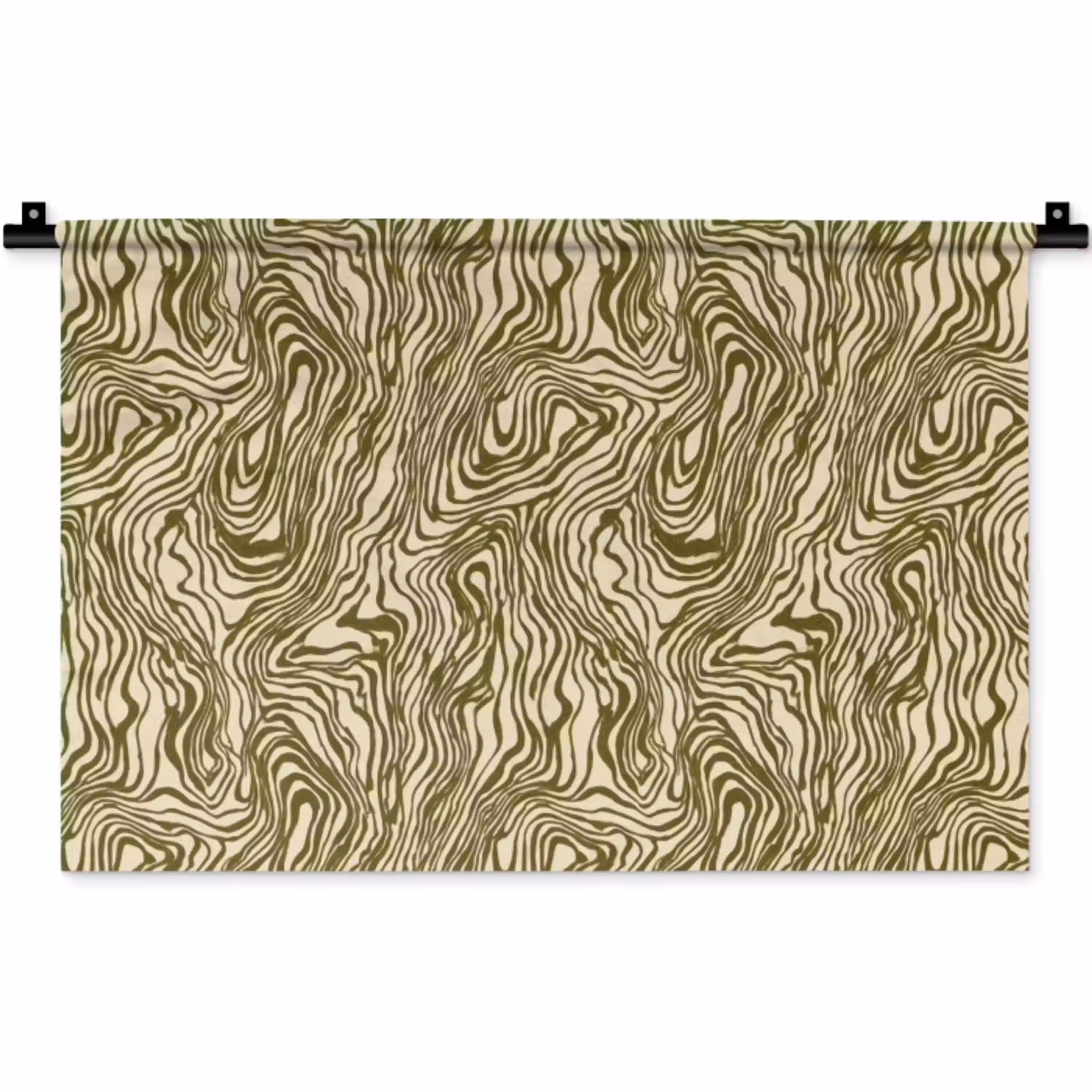 Abstract - Marmer - Groen Wandkleed katoen klein 269 -zz3d