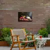 Borrelplank - Stilleven - Vintage Tuinposter op houten frame 2 cm dik klein -sfeer3