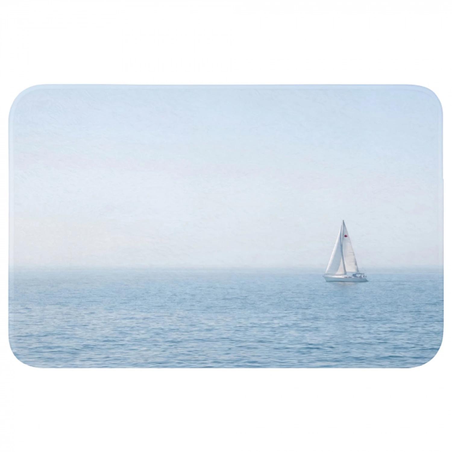 Horizon - Zeilboot - Zee Badmat klein -3d