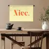 Nice - Oranje - Geel - Minimalistisch Wandkleed katoen klein -sfeer6