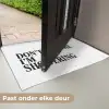 Tekst - Modern - Zwart - Wit Deurmat klein -USP_NL