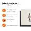 Notenkrakers - Minimalistisch - Kerst - Beige Inductie beschermer vinyl 3mm klein -zzzzzzz-td-ups