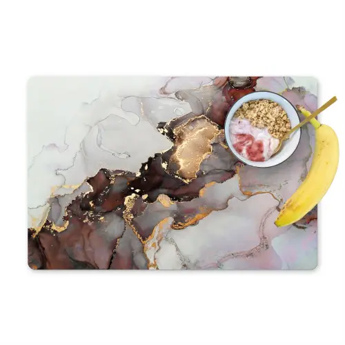 Rood - Marmer - Goud Placemat vinyl groot -zzzproduct_Kitchenyeah-website