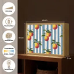 Strepen - Citroen - Blauw Light Box met batterij (Wandlamp) middel 907 -USP_websiteoverzichtDE