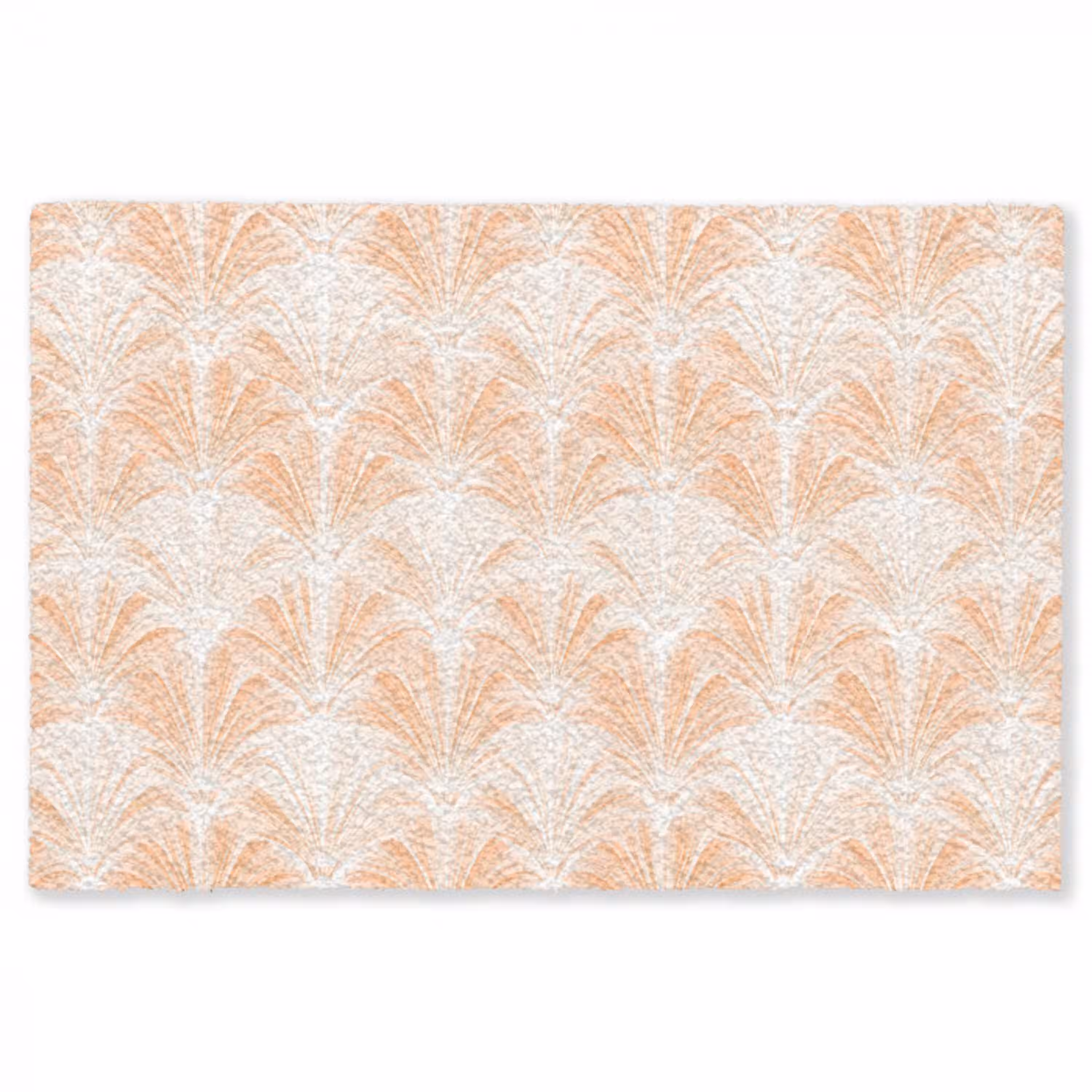 Waaier - Patroon - Perzik Vloerkleed Rechthoek klein 1091 -3d