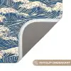 Golven - Klassiek - Blauw Badmat klein 997 -USP_AntislipNL