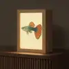 Vis - illustratie - Stippen - Oranje Light Box met kabel (Tafellamp) klein -z3d_website