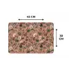 Bloemen - Klassiek - Roze Placemat vinyl groot 368 -specs