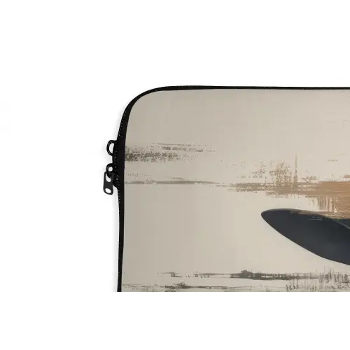 Vrouw - Hoed - Verf laptophoes neopreen klein -detail