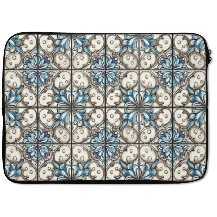 Barok - Tegel - Kleurrijk laptophoes neopreen klein 279 -zkaufland3dotto