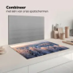 Bos - Bergen - Goud - Winter - Warm Inductie beschermer vinyl 3mm klein -wsfeer7_website
