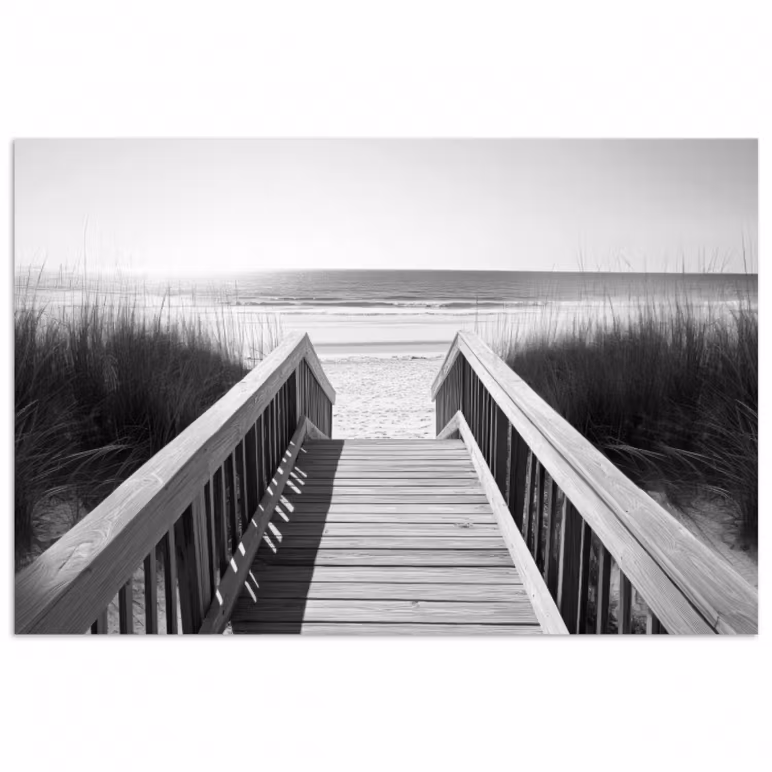 Poster - Steg - Holz - Strand - Meer