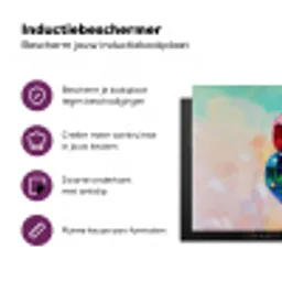 Dobbelstenen - Kleurrijk - Getallen - Stipjes Inductie beschermer vinyl 3mm klein -zzzzzzz-cc-usp