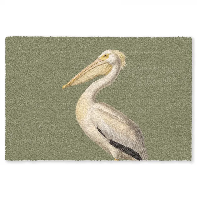 Teppich - Pelikan - Weiß - Vogel - Klassisch - Natur