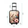 Vogels met roze bloemen Kinderkoffer - Zwart klein -productfoto_formaten