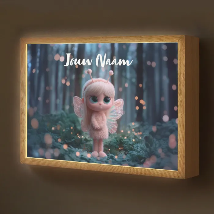 Fairy - Bos - Glitters Light Box met batterij (Wandlamp kind) middel -z3d_website