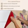 Grijs - Konijn - Blouse - Strik keuken achterwand spatscherm klein -spatscherm_NL